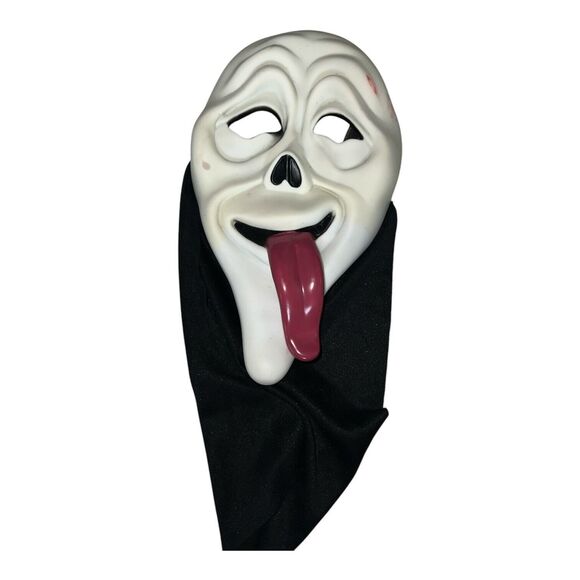 Vintage Easter Unlimited Inc Ghostface Wassup Scary Movie Scream Mask *flaws - Picture 1 of 7